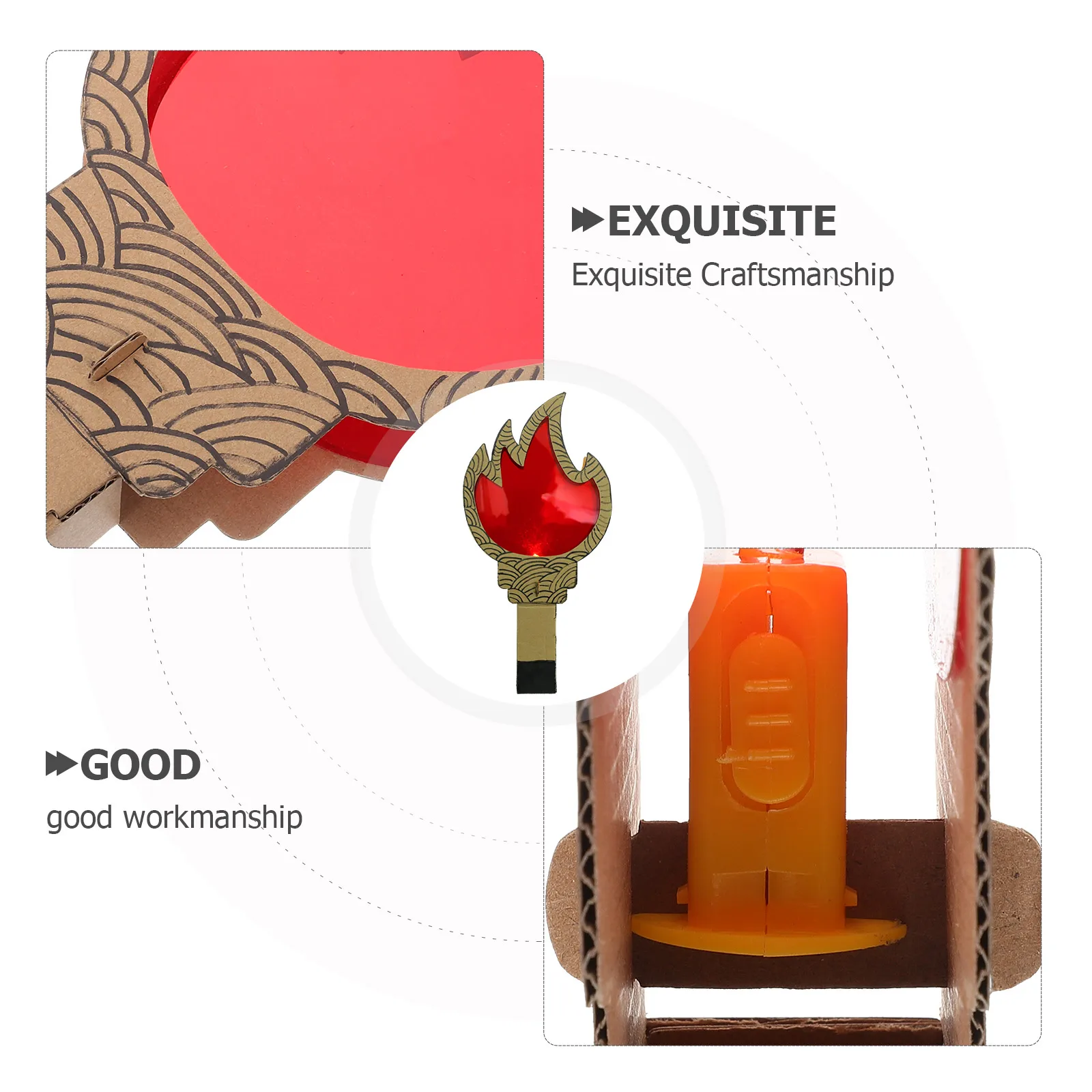 

1 комплект, 1 комплект, материалы «сделай сам», искусственный факел, реквизит для детей, креативный набор для рукоделия ручной работы, вечерние, спортивные, активный отдых на свежем воздухе, косплей