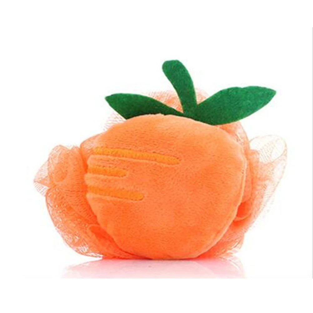 

6PCS Fruit Shaped Bath Ball Cartoon Sponge Shower Mesh Ball for Women Men Kids Peach Pineapple Watermelon Mango Strawberry
