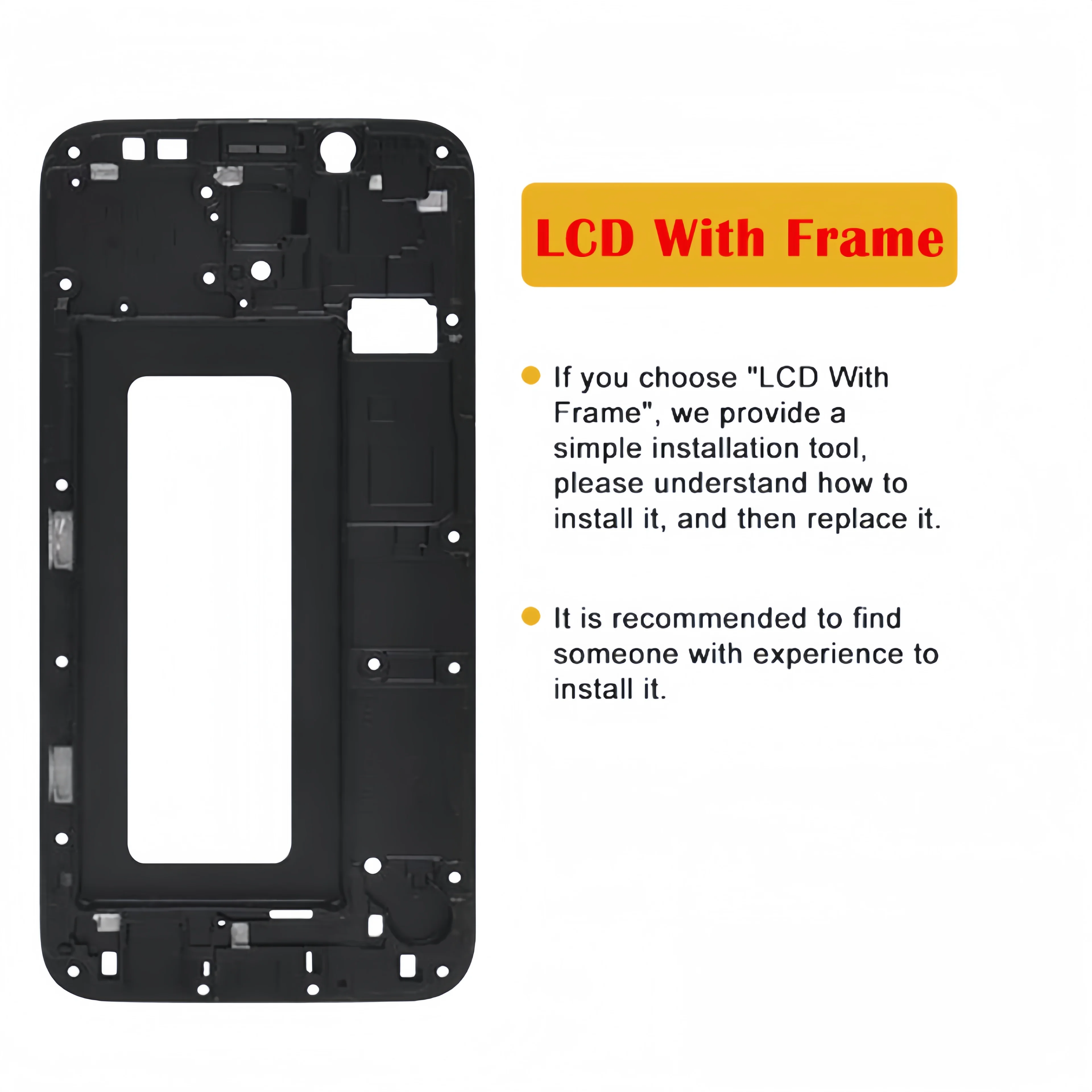 LCD Display Touch Screen Digitizer Assembly Replacement, Fit for Samsung Galaxy J7 2017, J730, SM-J730F, J730FM, J730K, S727VL