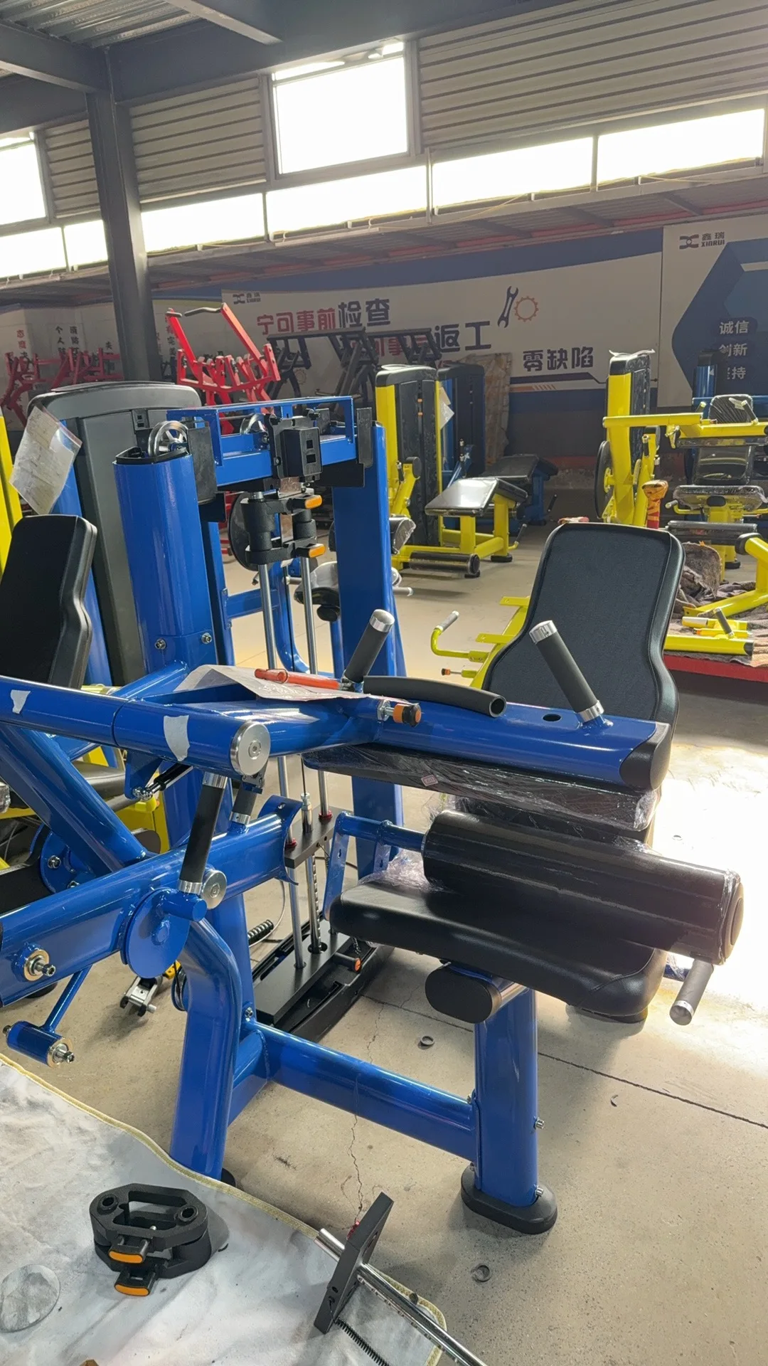 Commercial Gym Use Multi-Function Plate-Loaded Leg Training Machine Thigh and Calf Muscle Trainer Prone Leg Curl
