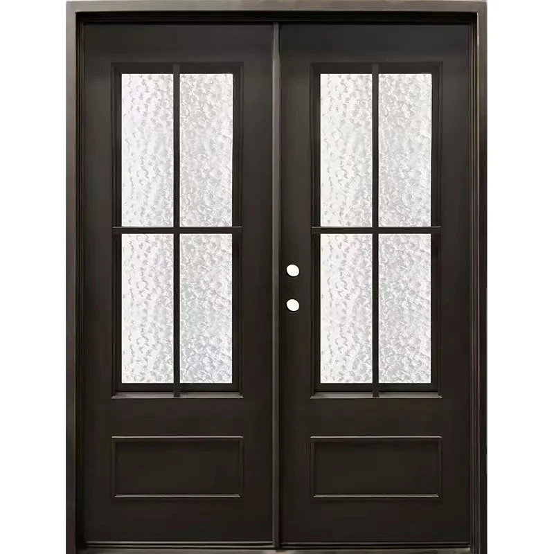 Hot Selling  Double Iron Door Designs  Latest Design Iron Door  Fancy Iron Gate Door