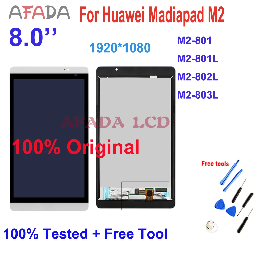 

8.0" LCD Screen for Huawei Madiapad M2 M2-801 M2-801L M2-802L M2-803L LCD Touch Screen Display Assembly