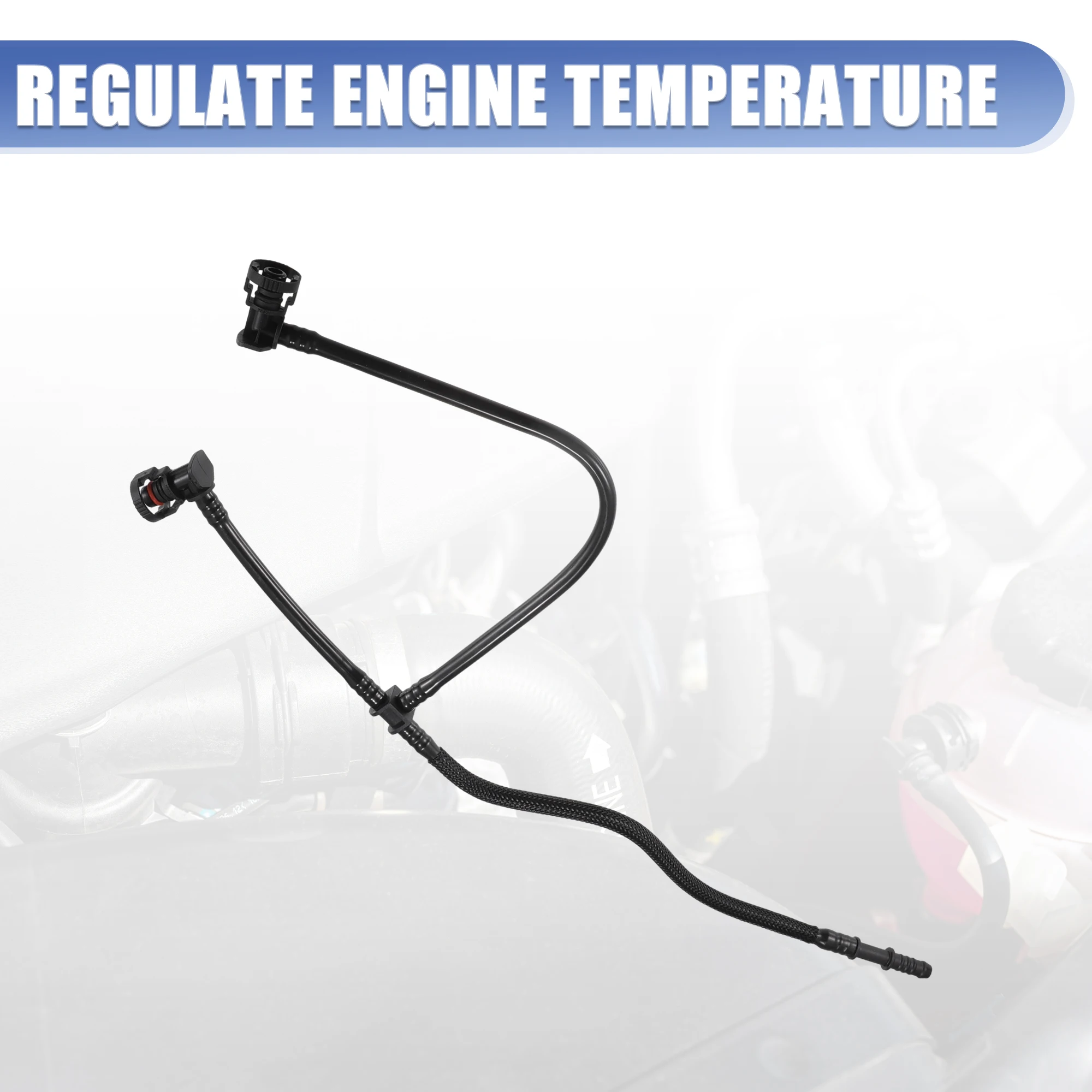 UXCELL سخان خرطوم المبرد خزان توسيع الأنابيب لبورشه كايين رقم 94810601603