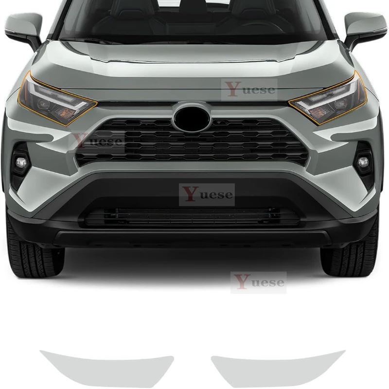 

Car Anti-collision Headlight Mirror Film TPU Transparent Protective Original Stickers For Toyota RAV4 Hybrid 2019-2024