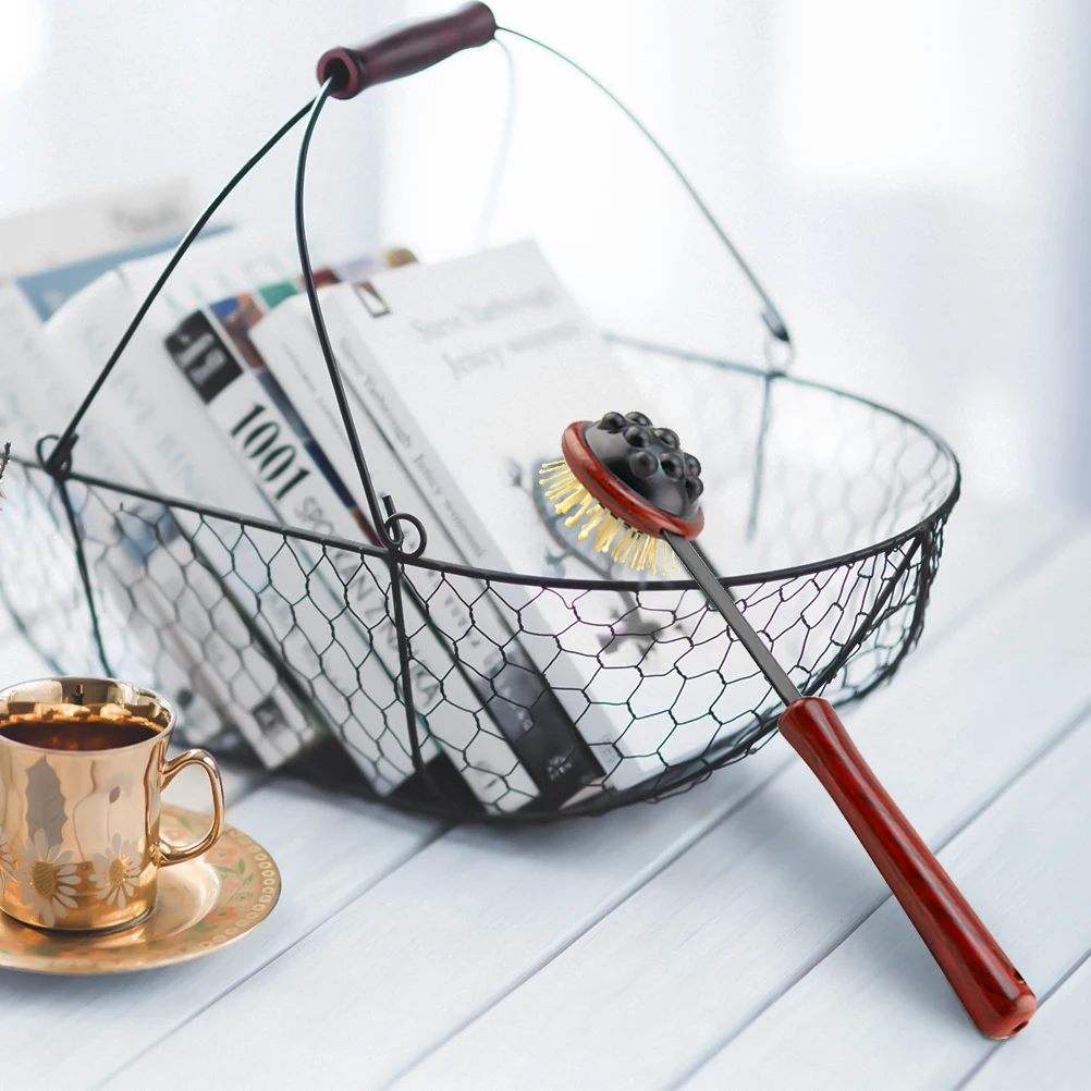 

1 шт., массажный молоток с длинной ручкой, скребок для спины, ручной массажер для релаксации тела, кровообращение, улучшение метаболизма