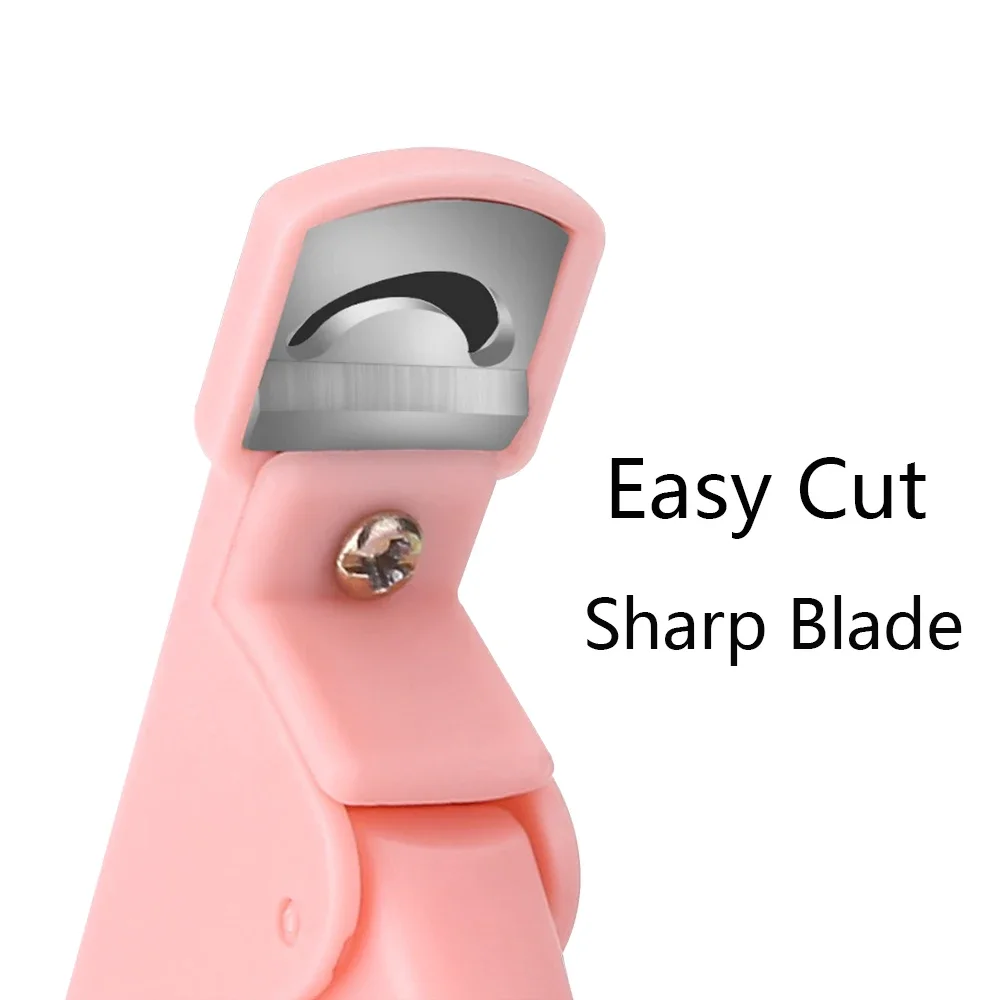 Professional Nail Art Clipper Special Type U Word False Tips Edge Cutters Colorful Guillotine Cut False Nail Knife Nail Tools