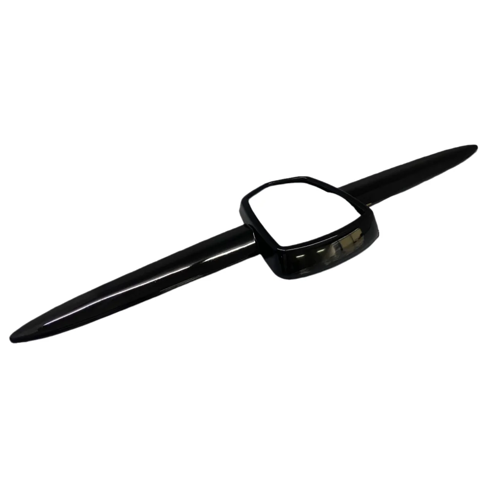 لشركة فيات 500 أبارث 595 695 أسود لامع/كربون مظهر أمامي شعار الديكور الخارجي تعديل الملحقات 2012-2023 طقم الجسم #4