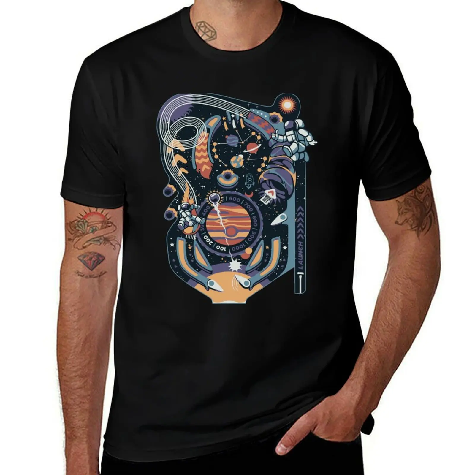 Футболка Pinball Space Machine от Tobe Fonseca, повседневный топ с короткими рукавами в городском стиле