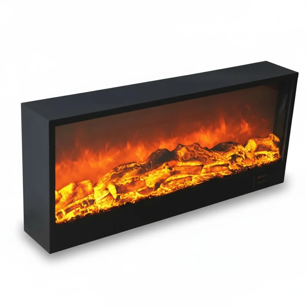 

3D Water Mist Fireplace, 2200mm Steel Vapor Flame Fireplace, Multi-Color Electric Fireplace Insert, Artificial Flame for Home