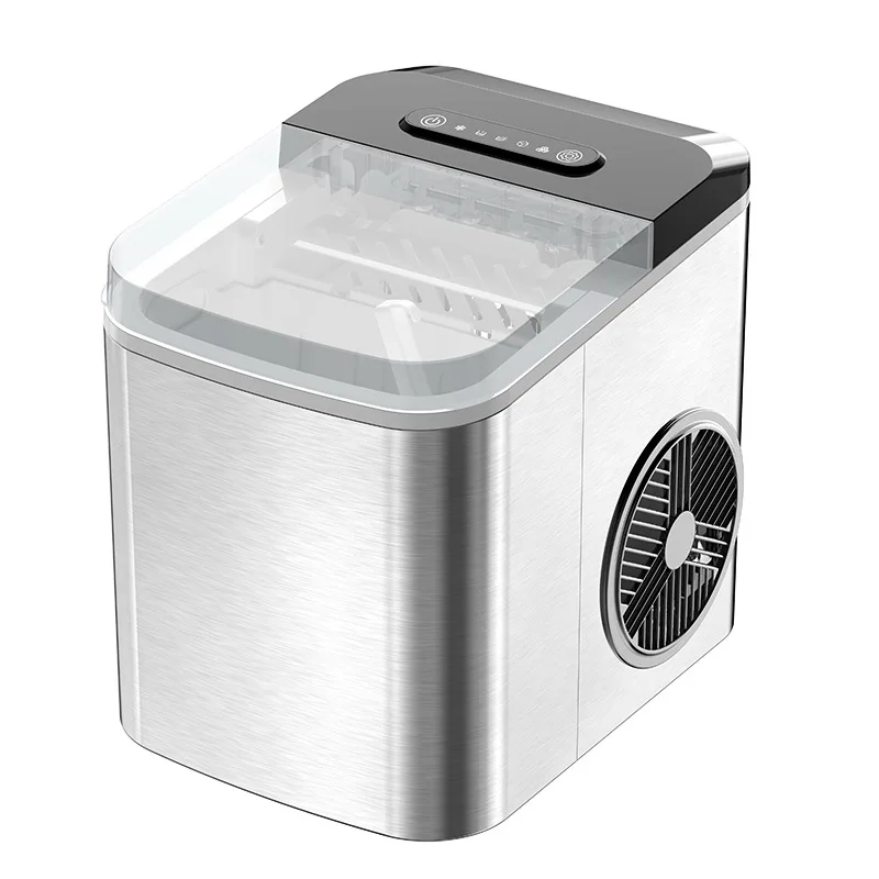 Household ice machine 12KG small dormitory commercial automatic large-capacity ice making machine