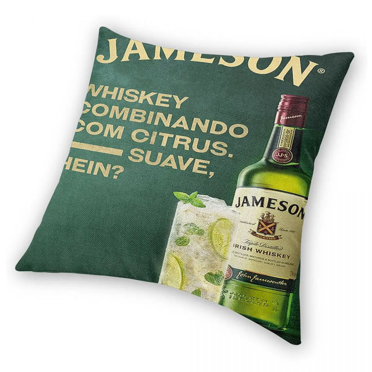 Rare Cask The Jameson Square Pillowcase Pillow Cover Cushion Zip Decorative Comfort Throw Pillow For Home Car