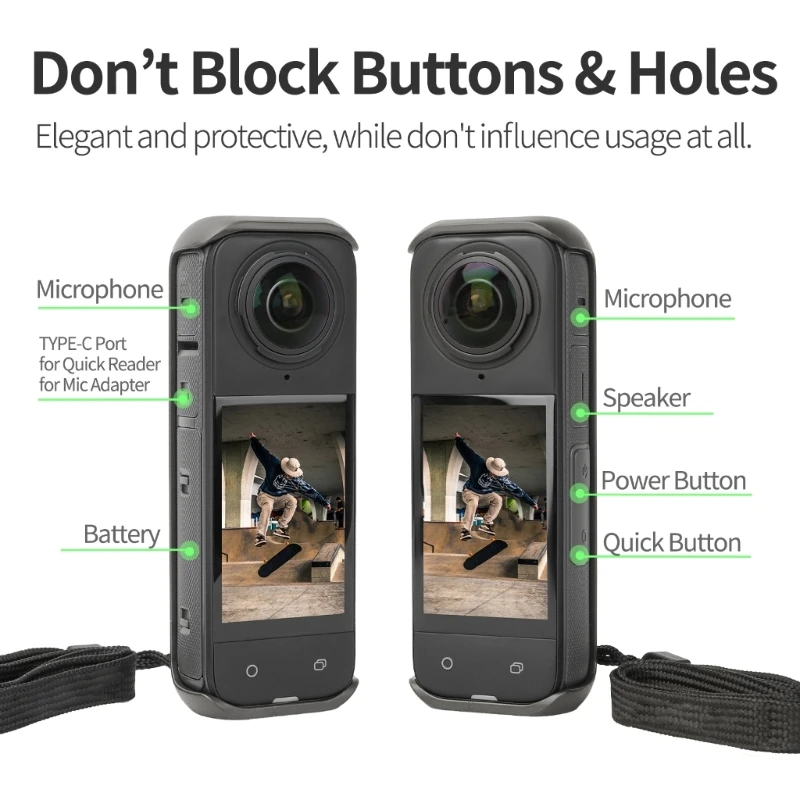 Kiểm soát nhiệt độ Vỏ bảo vệ vỏ cho máy ảnh Vỏ làm mát để chăm sóc máy ảnh