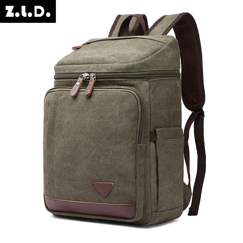 W nowym stylu mężczyzna plecak na laptopa mężczyzna silne rocznika płótno fbackpack dla szkolni chłopcy dziewczyny zewnątrz podróży torba vintage classic