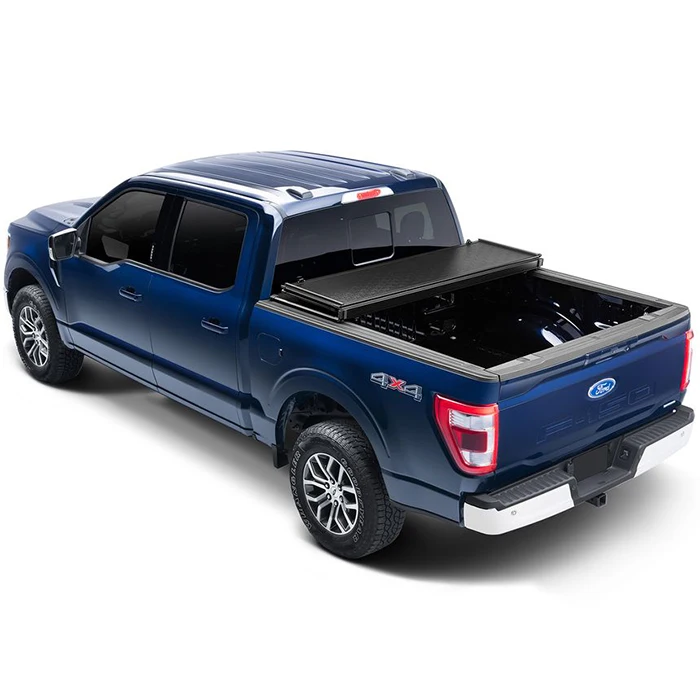 Pickup-Bettabdeckung, einziehbare Hart-Tonneau-Abdeckung aus Aluminiumlegierung F150 für GMC Sierra Ford Ranger 2023