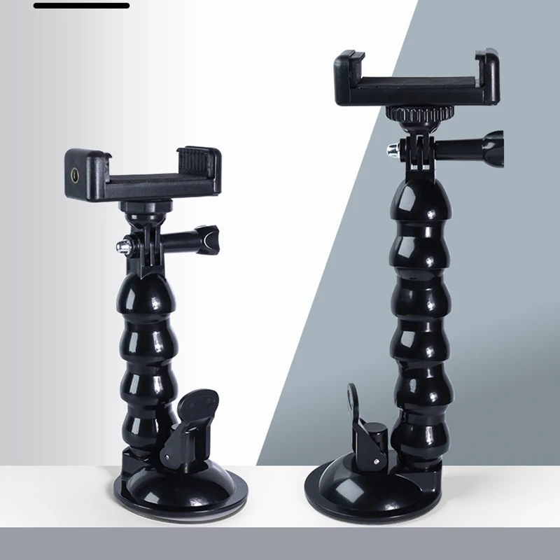 Flexible Mobile Cell Phone Car Holder Suction Up Cellphone Bracket in Moto Smartphone Stand Support for Iphone Video Shooting