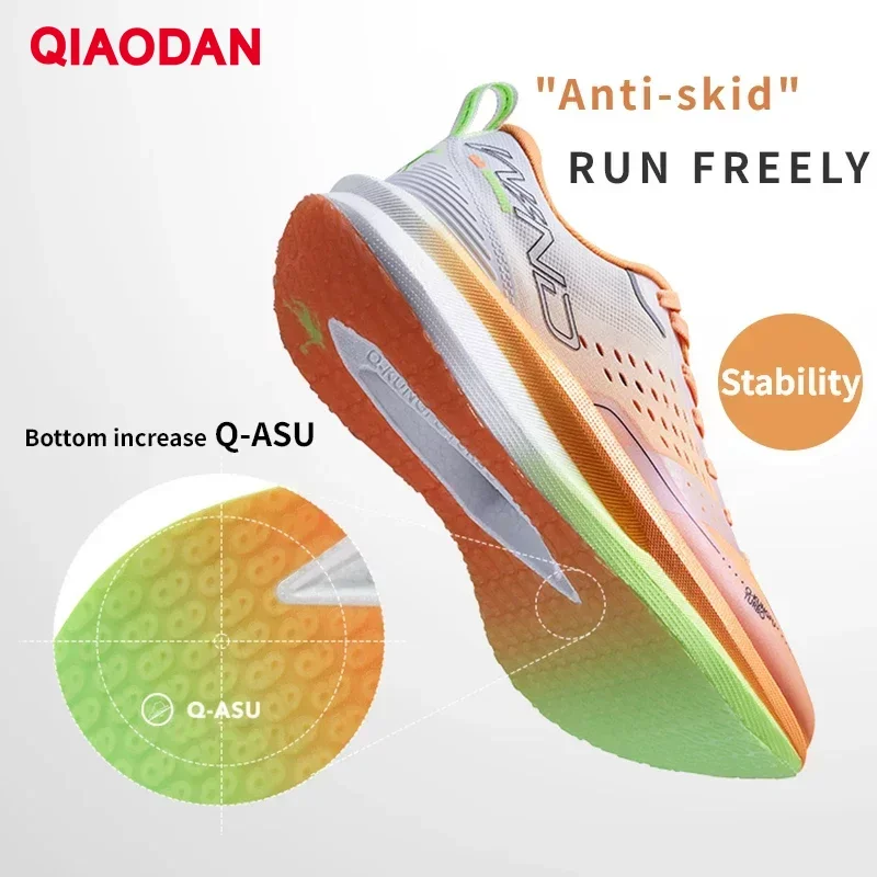 QIAODAN Qiang Feng SE Men\'s Running Shoes 2023 New Professional Training Anti-skid Marathon Breathable Sneaker BM23230298