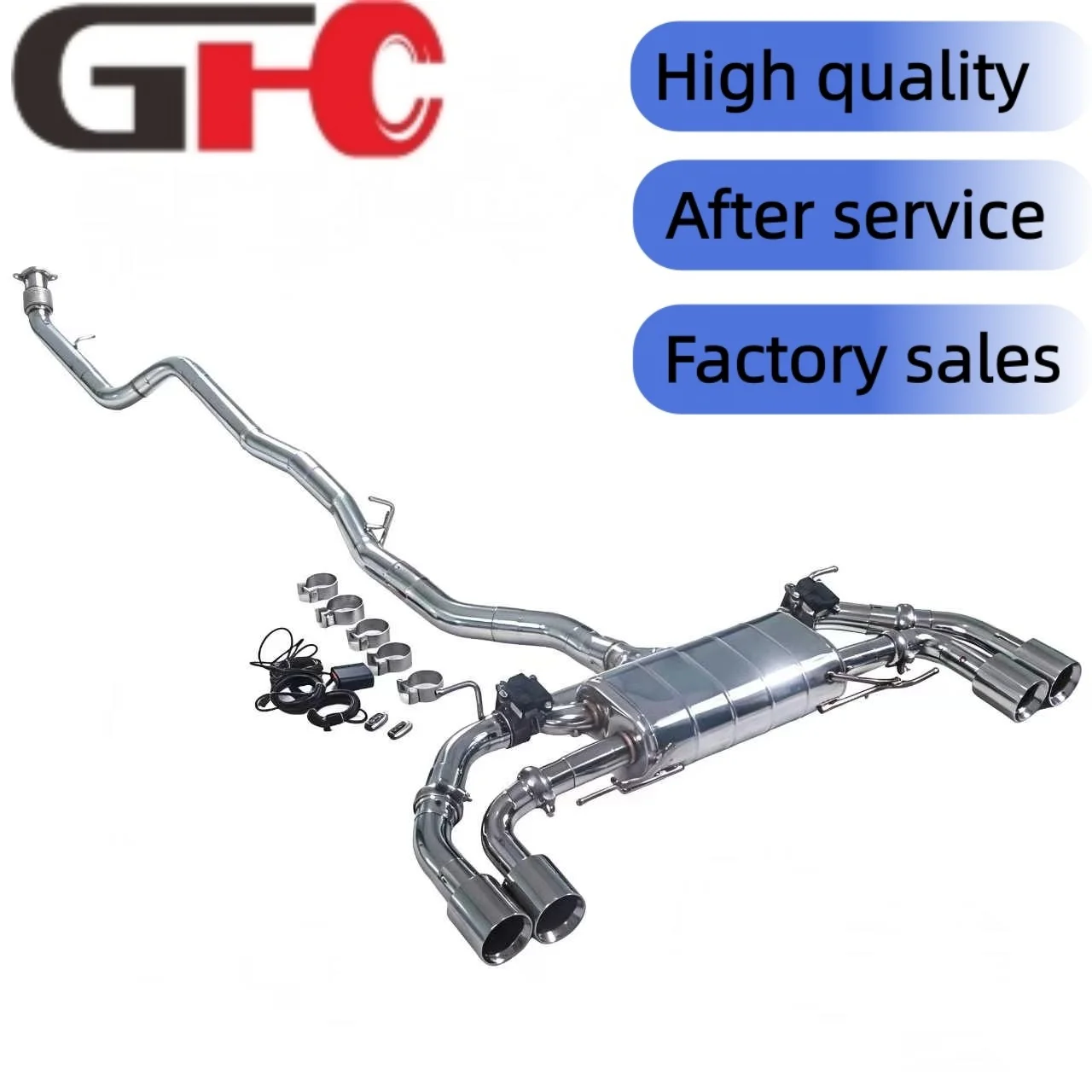 Suitable for Alfa Romeo 2.0T Catback Valvetronic Muffler High Performance Exhaust Muffler System