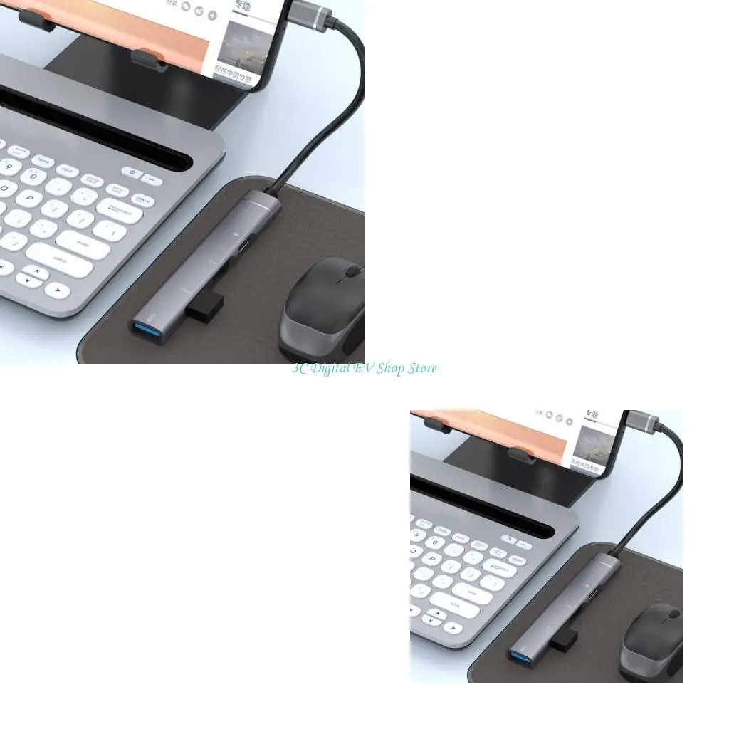 

E74D 4 In 1 Multifunctional USB C Hub Type-C Adapter Converter Type-C To PD USB2.0 USB3.0 Charging Extender OTG Gadget