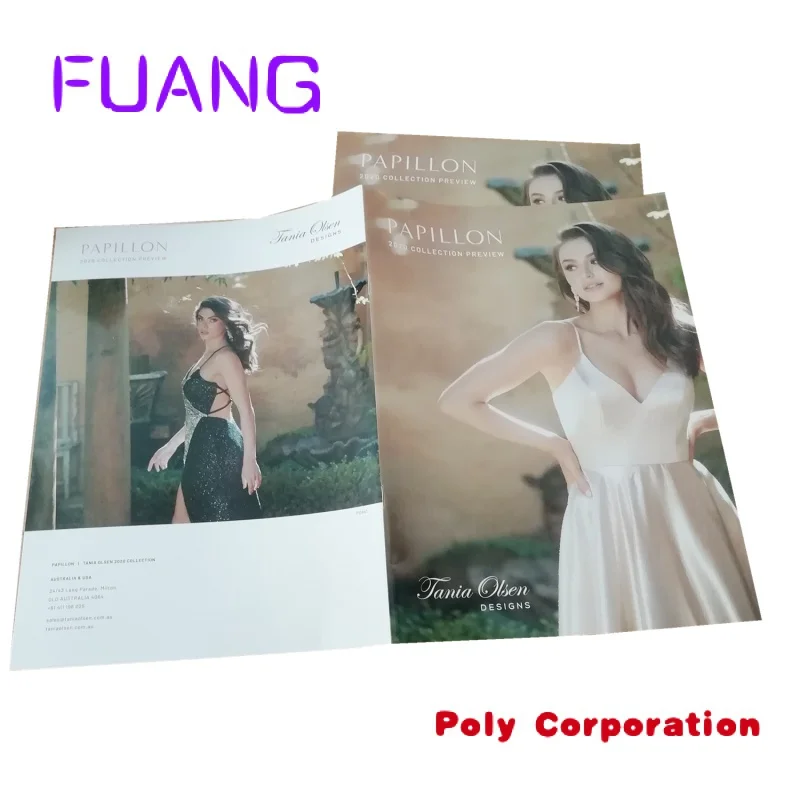 Custom  custom perfect  hard cover full color fashion magazine / catalogue  printing service factory