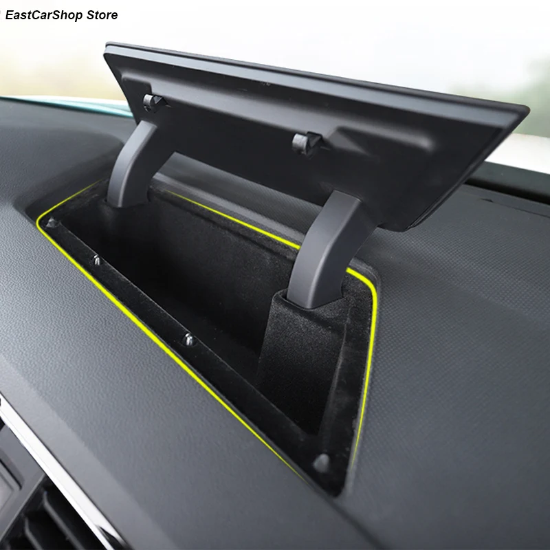 

Car Front Central Console Dashboard Storage Box Holder Interior Stowing Tidying for Volkswagen VW Tiguan MK2 2020 2019 2018 2017