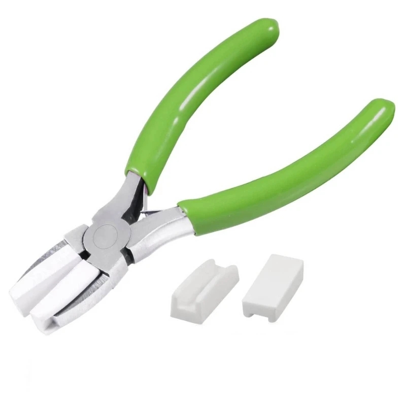 Nylon Jaw Pliers Jewelry Making Tool Wire Straightener Wire Shaping Pliers Suitable for Beading Looping and Wire Shaping