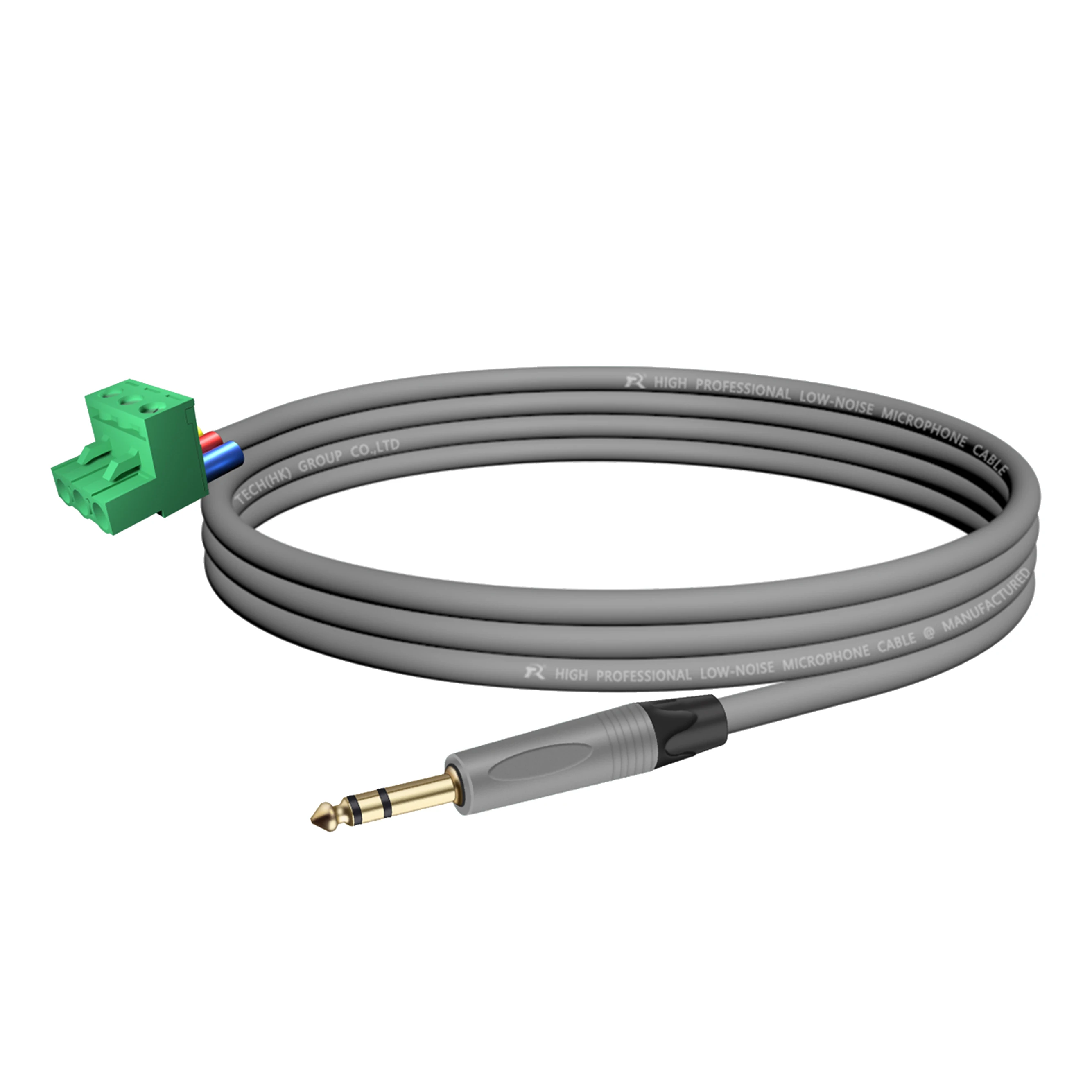 Präzise 6,35-mm-TRS-Verbindung, reibungslose Übertragung, robuste Anschlussanpassung und langlebige Verarbeitung für professionelle Audiointegration. – Detail 6