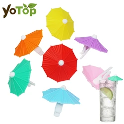 Originality Umbrella Wine Glass Markers Drinking Cup Identifier Sign Mark Party Supplies Wine Glass Charm Labeling Party Supplie