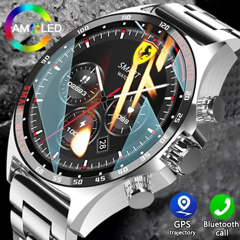 

2024 New Men's Outdoor Sports Smartwatch GPS. Bluetooth Call. Health Monitoring. Compass. IP68 Waterproof. Stylish & Functional.