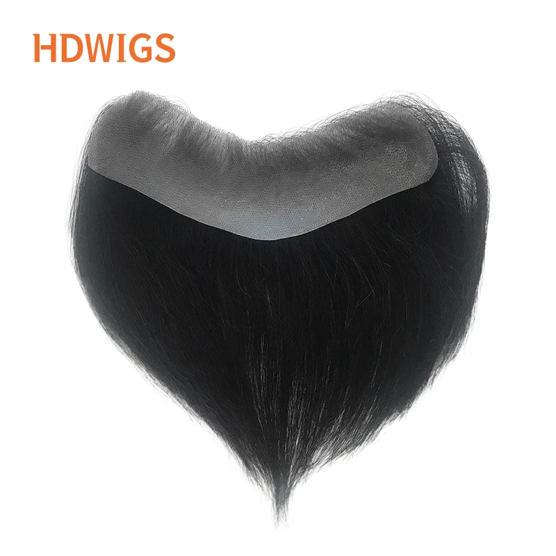 

Straight Vstyle Toupee Full PU 0.12cm Vloop Man Wigs European Human Remy Hair System Units Natural Color Thin Skin Men Capillary