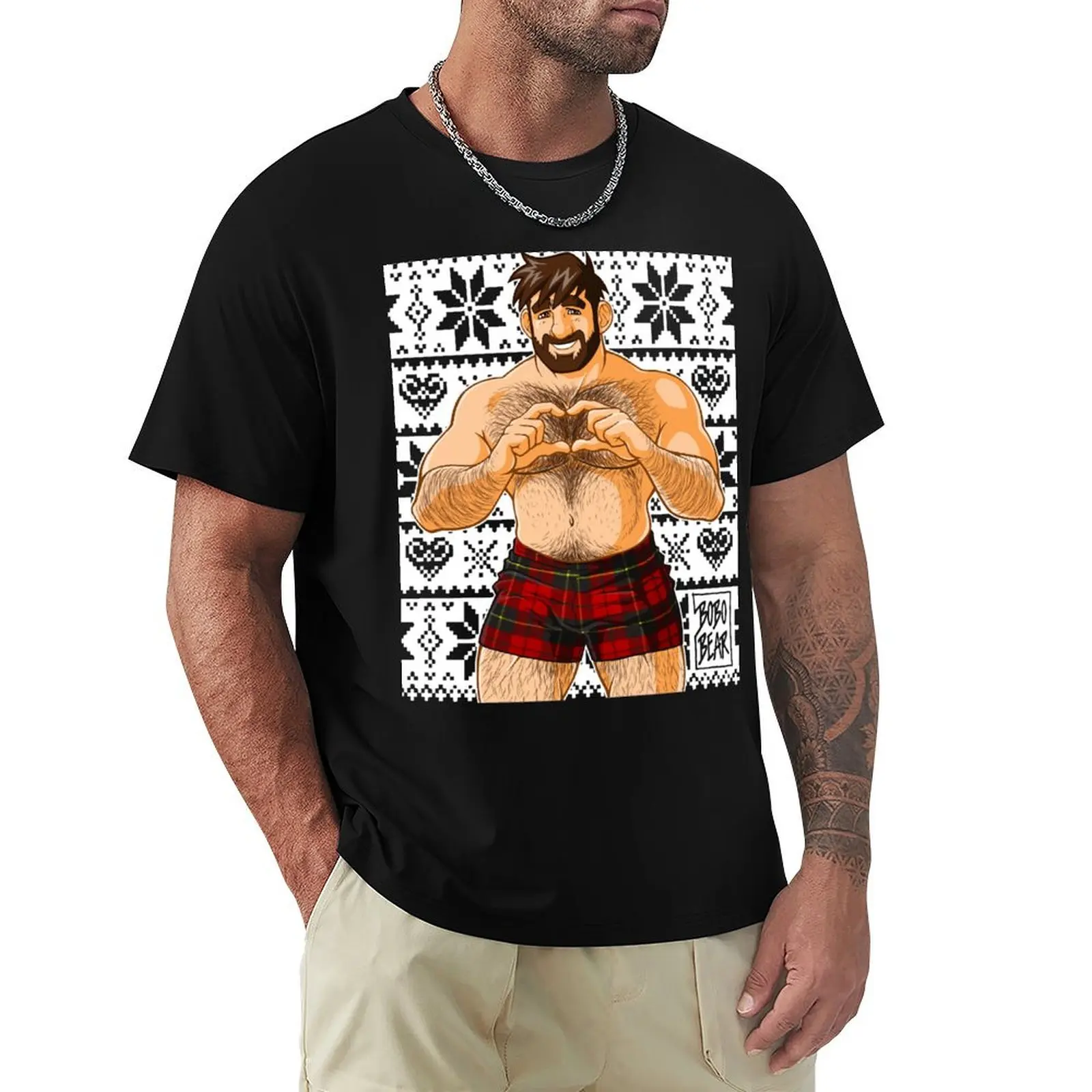 

ADAM LOVES XMAS TIME T-Shirt Man t-shirt gifts for boyfriend cute clothes anime shirts men