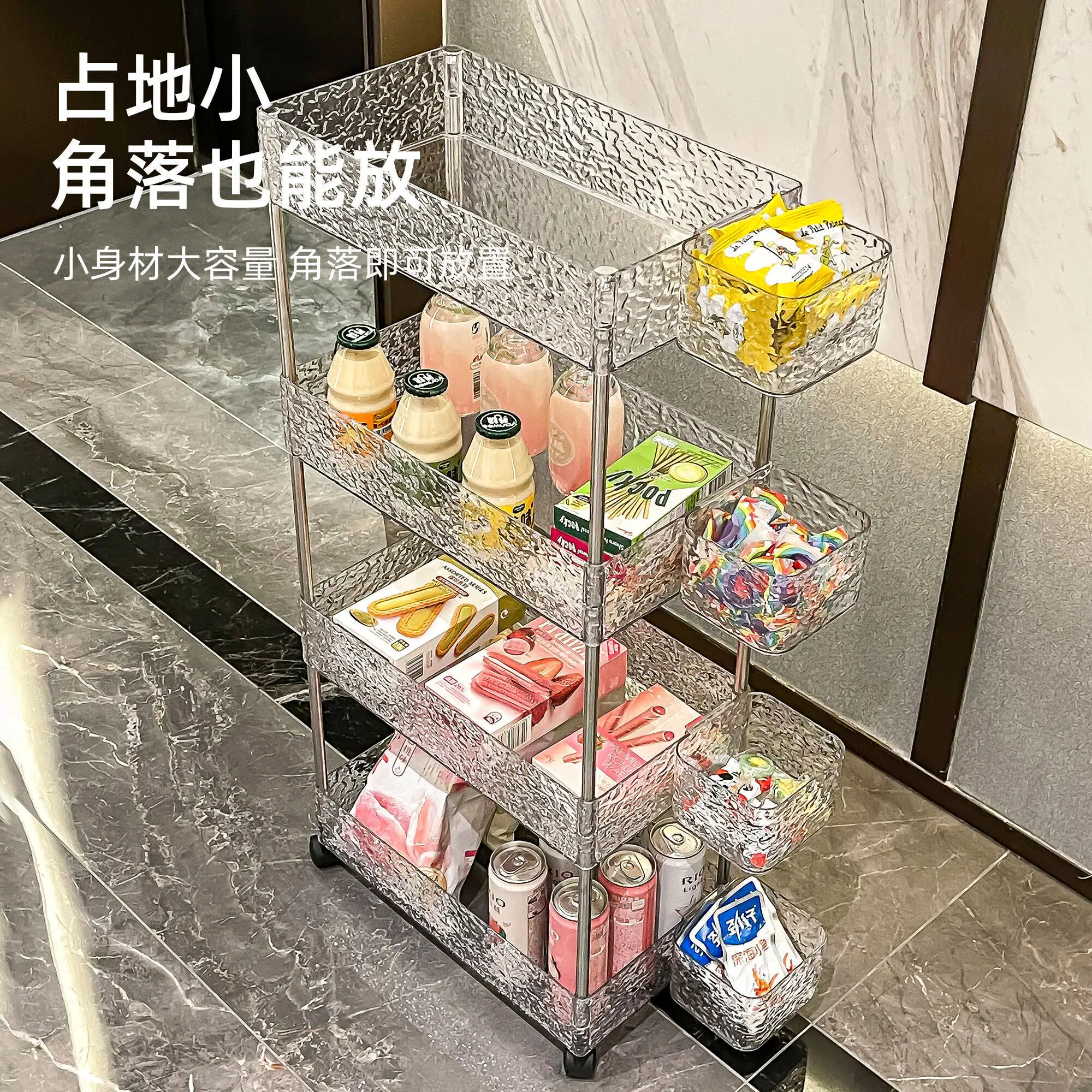 Spa Manicure Rolling Salon Trolley Tool Cosmetic Acrylic Tattoo Salon Trolley Lash Nails Wozek Narzedziowy Salon Furniture WKST