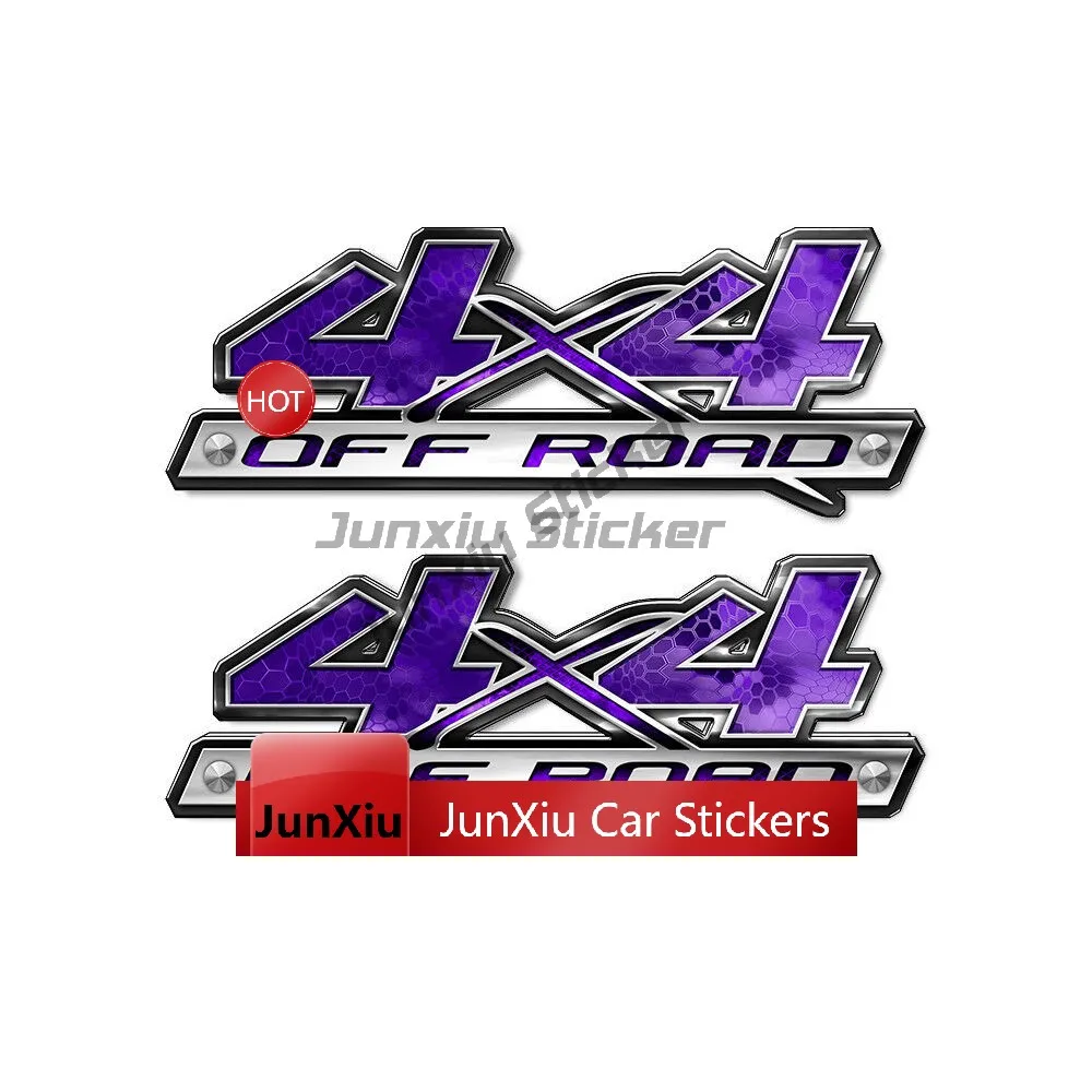2 Stück 4x4 Offroad Pink Camo Aufkleber für LKW-Ladefläche und Heckklappe, Vinyl-Grafiken, 4x4 Offroad Mountain Vinyl-Aufkleber Zubehör Motor – Detail 12