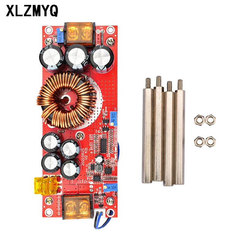 1800W 40A Przetwornica DC-DC Boost Moduł zasilacza Step Up 10-60V do 12-90V Regulowana przetwornica napięcia 1200W 20A — zdjęcie produktu 2