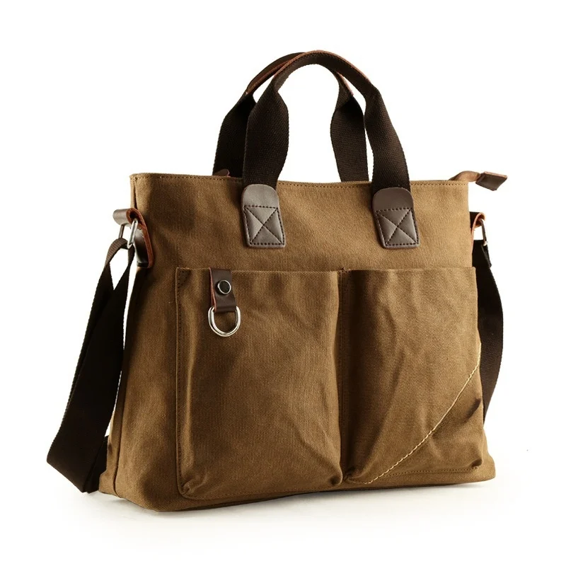komiu-men's-business-canvas-shoulder-bag-outdoor-crossbody-bag-student-casual-backpack-retro-style-pure-color-leisure-scene