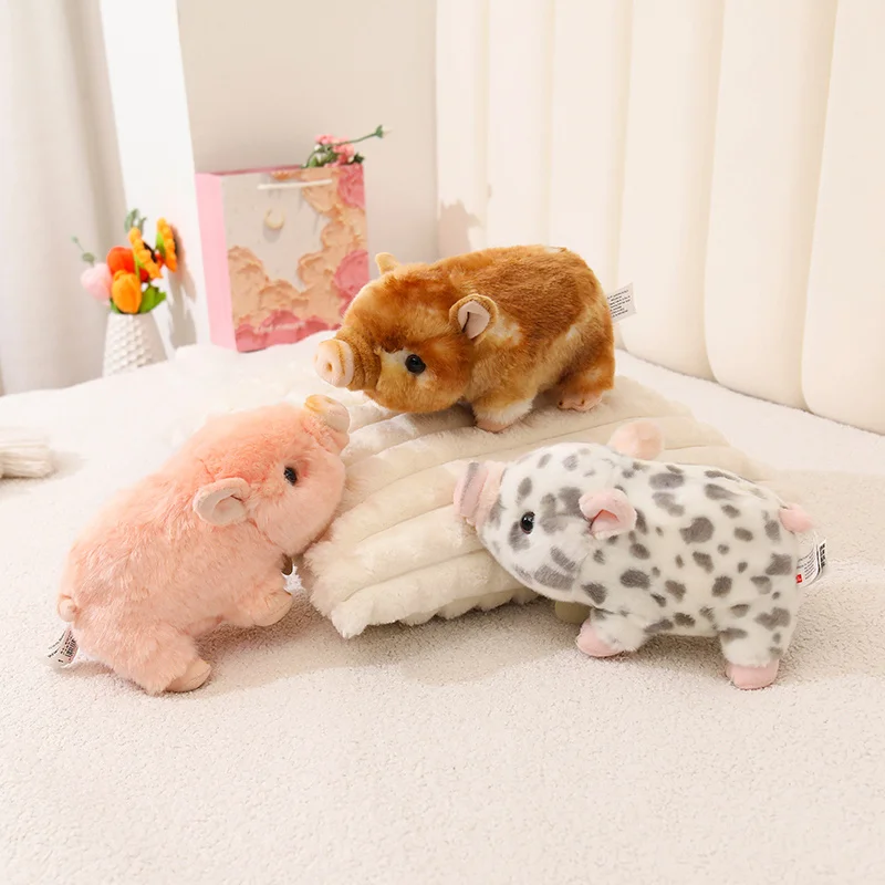 Kawaii Mini Pig Toys Stuffed Animal Plush Toy Gifts for Girls Boys Birthday Gifts Lovely Baby Pig Toys Doll Hug Toys