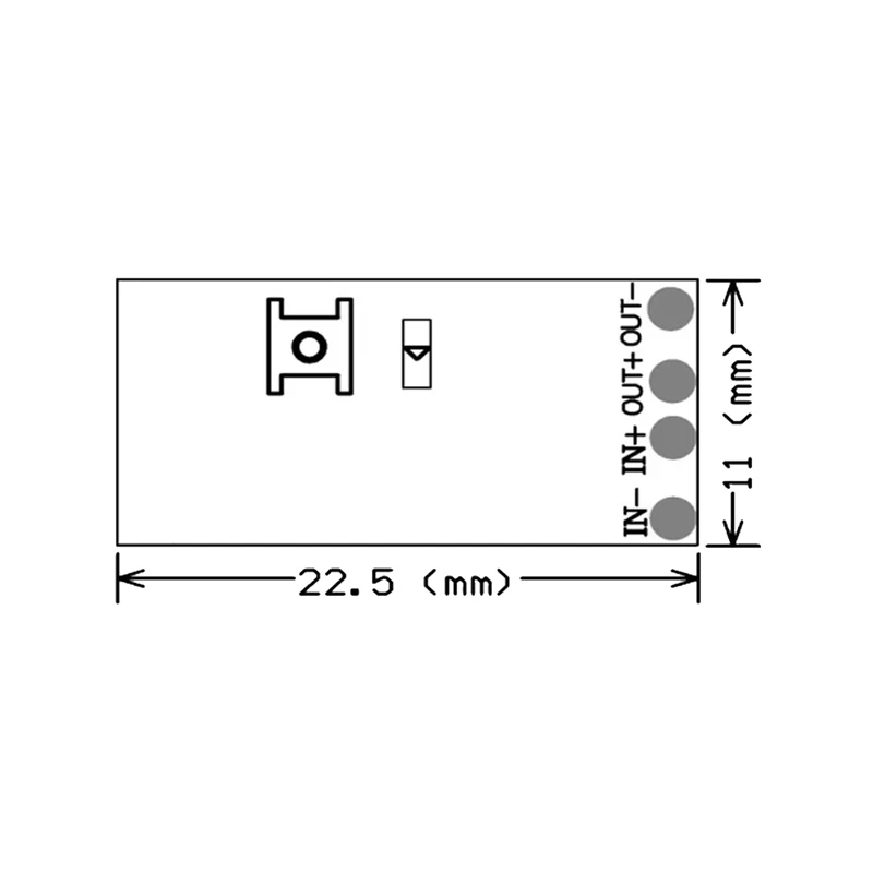 Módulo de interruptor de Control remoto inalámbrico, receptor de relé RF, 433 Mhz, 1CH para gabinete