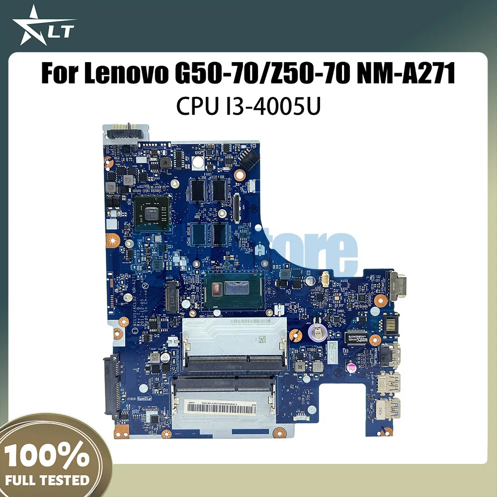 

NM-A271 Mainboard For Lenovo Ideapad G50-70 Z50-70 Laptop Motherboard With I3 I5 4th Gen CPU V2G GPU