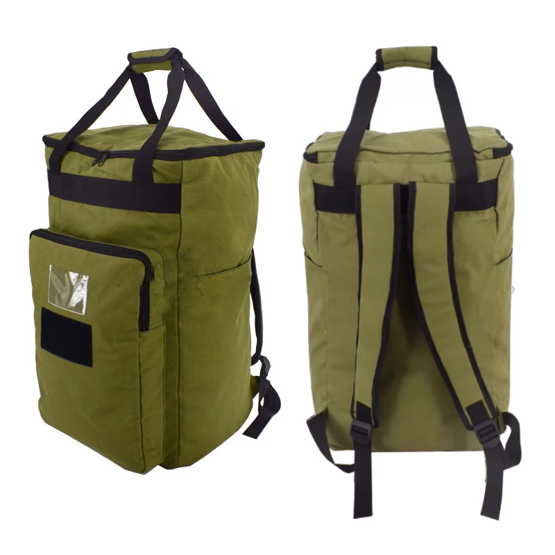 

Courier Sends and Delivers Hand-held Backpack Canvas Large-capacity Package Storage Bag Custom Made