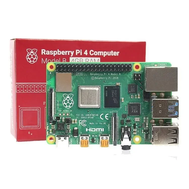 100% Original Raspberry Pi 4 b computer model b 4b 1/2/4/8G RAM Pi4 Pi4b starter kit board 1gb 2gb 4gb 8gb raspberry pi 4