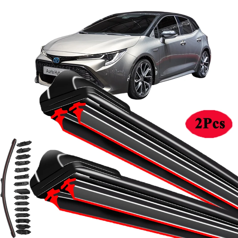 

For Toyota Auris E150 E180 E210 2007~2024 Car Windshield Wiper Blade Front Windscreen Windshield Brushes Washer Window Cleaning