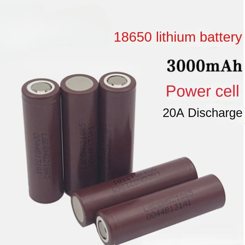 

New Original HG2 18650 3000mAh battery 18650HG2 3.6V discharge 20A dedicated For hg2 Power Rechargeable battery