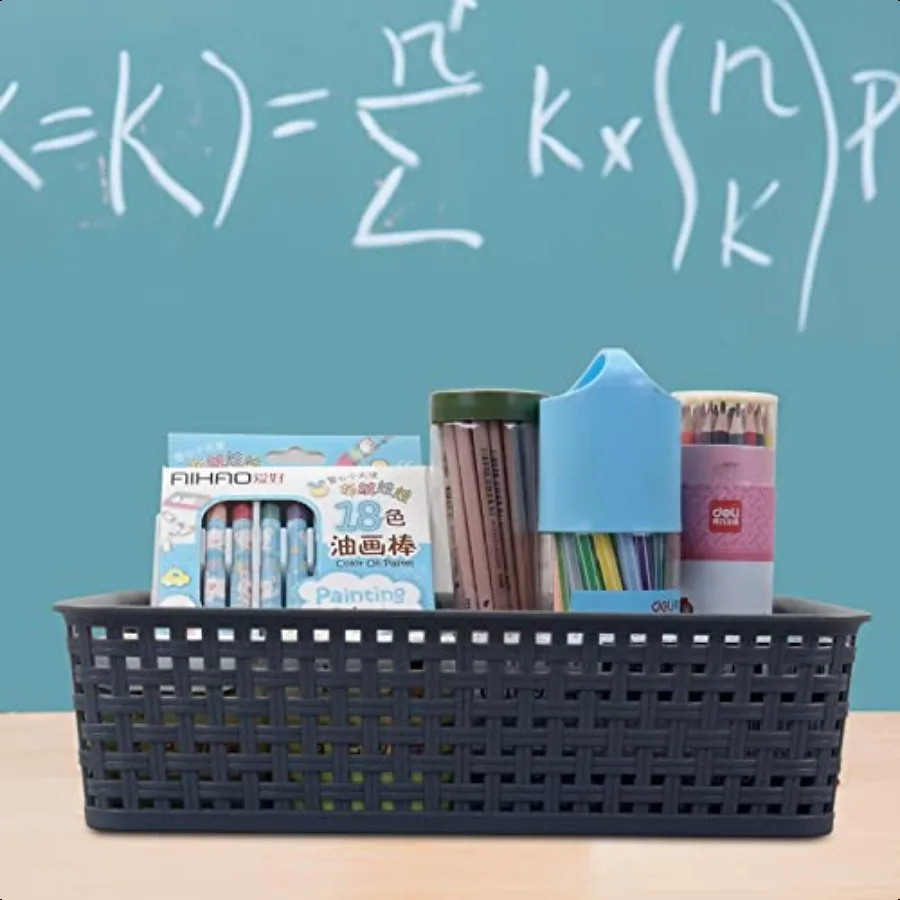 Vassoio portaoggetti in plastica da 4 pezzi Vassoio portaoggetti in carta per ufficio