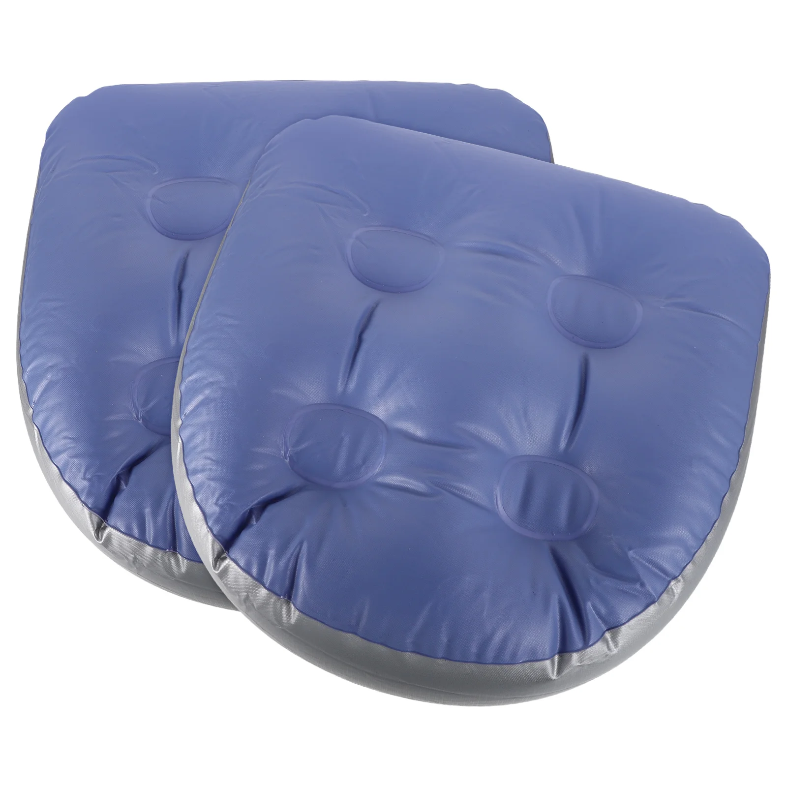 

2pcs Inflatable Bathtub Cushion Adjustable Booster Seat Suction Cups Bath Relaxing Spa Shower Bench Pad Hot Tub Seat Cushion