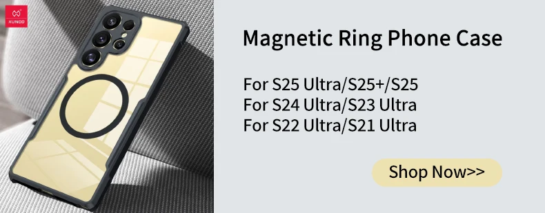 Xundd Hülle für Samsung Galaxy S24 S25 S26 Ultra, für S25 S23 Plus S21 Ultra FE, Airbag-Stoßschutz, PC&TPU Rückseite, transparente Abdeckung – Detail 1