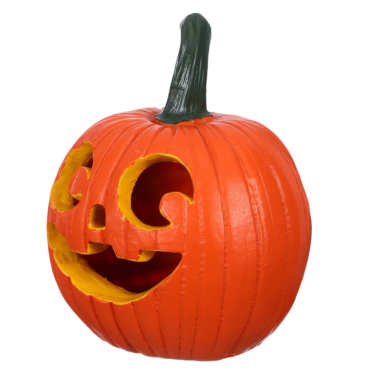 

Halloween Pumpkin Resin Decor Charming Patterns Rustic Atmosphere Suitable for Holiday Decorations Resin Pumpkin