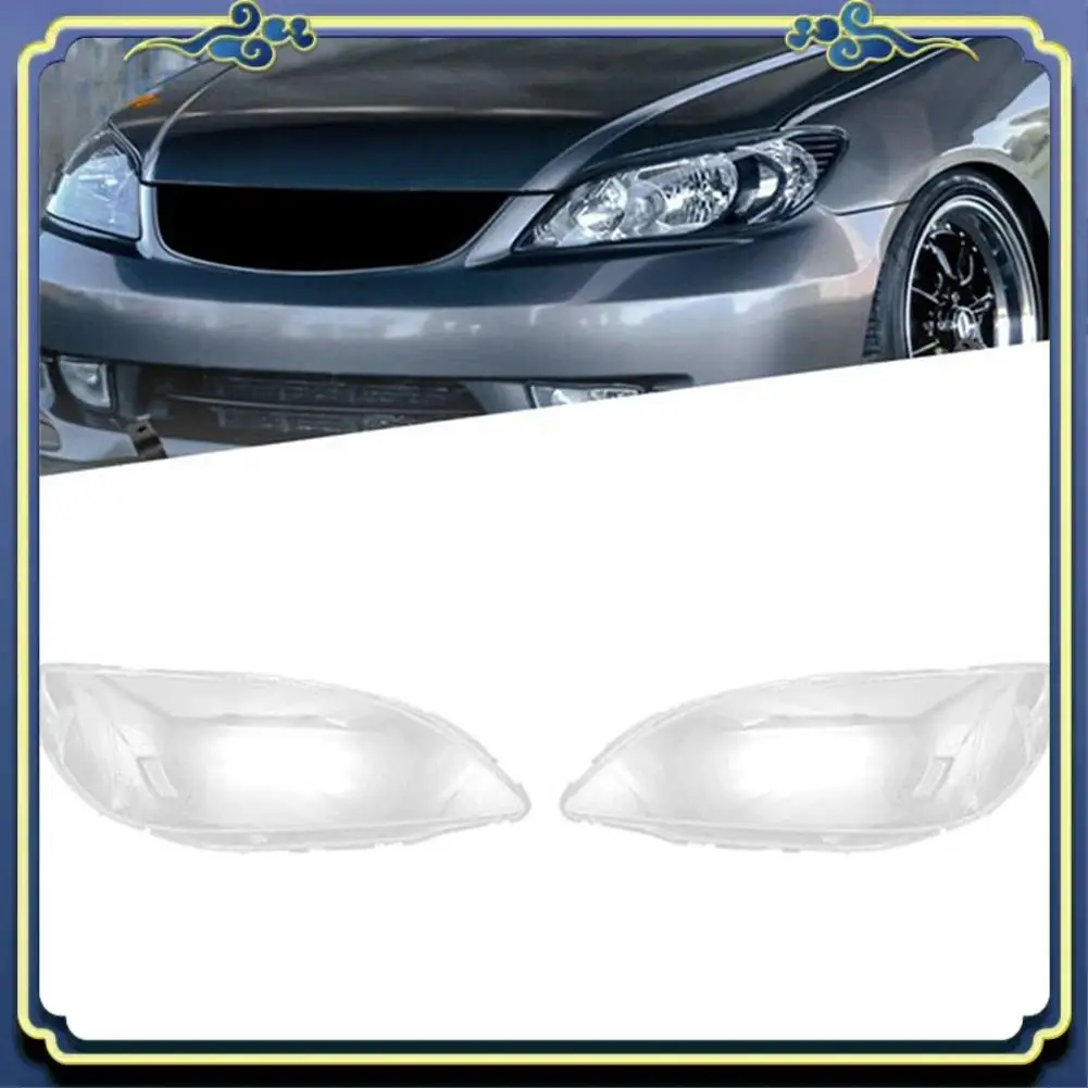 

AU16-Car Headlight Shell Lamp Shade Transparent Lens Cover Headlight Cover For Honda Civic 2003 2004 2005