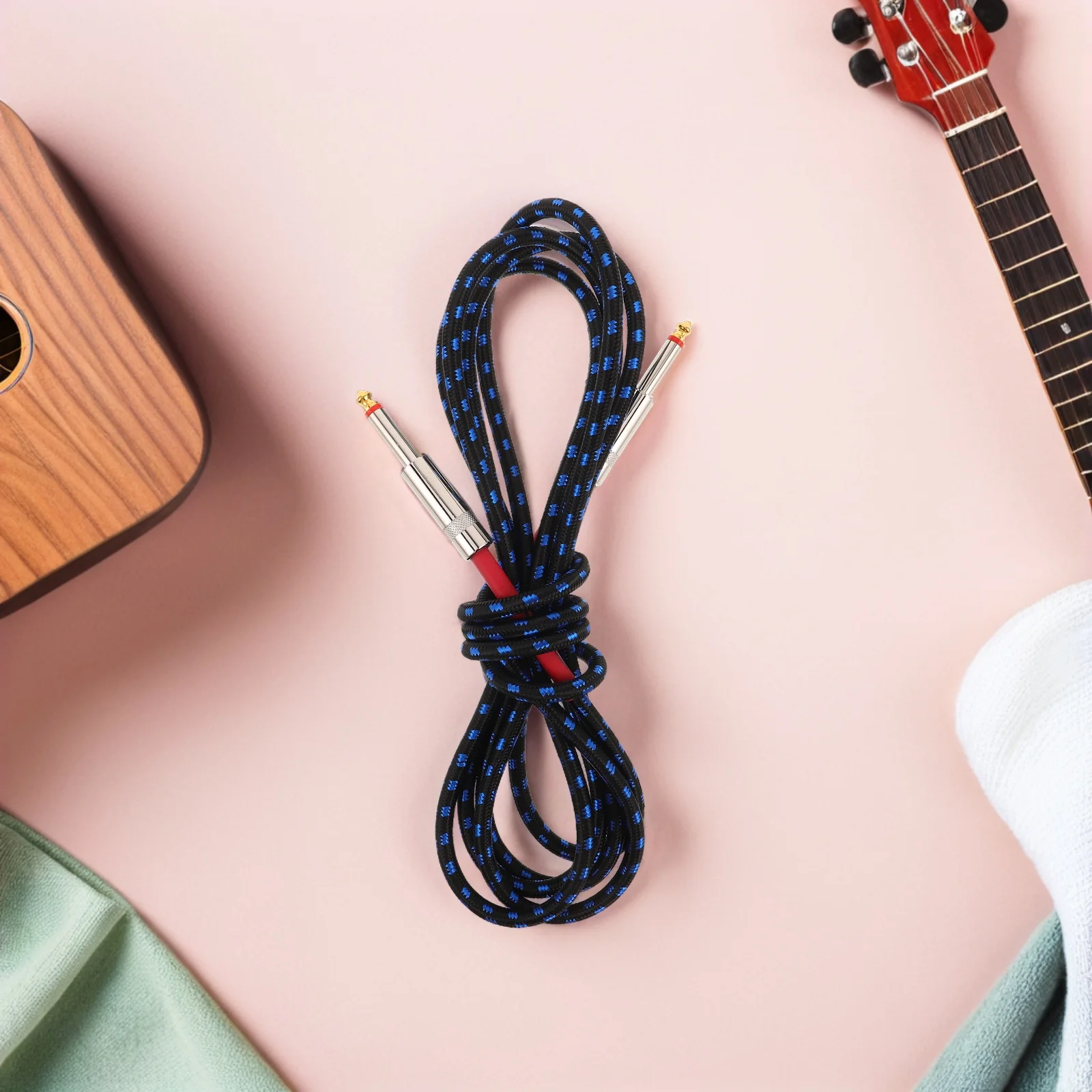 

Electric Guitar Audio Cable Instrument Amp Cord Silent Speaker Wiring Board Bass