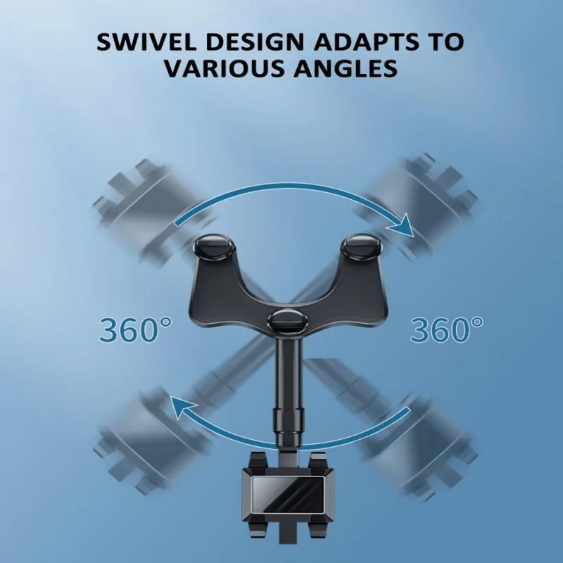 360 Degree Rearview Mirror Car Phone Holder Mount Universal Rotating Adjustable Car Mobile Support GPS Phone Holder in Car