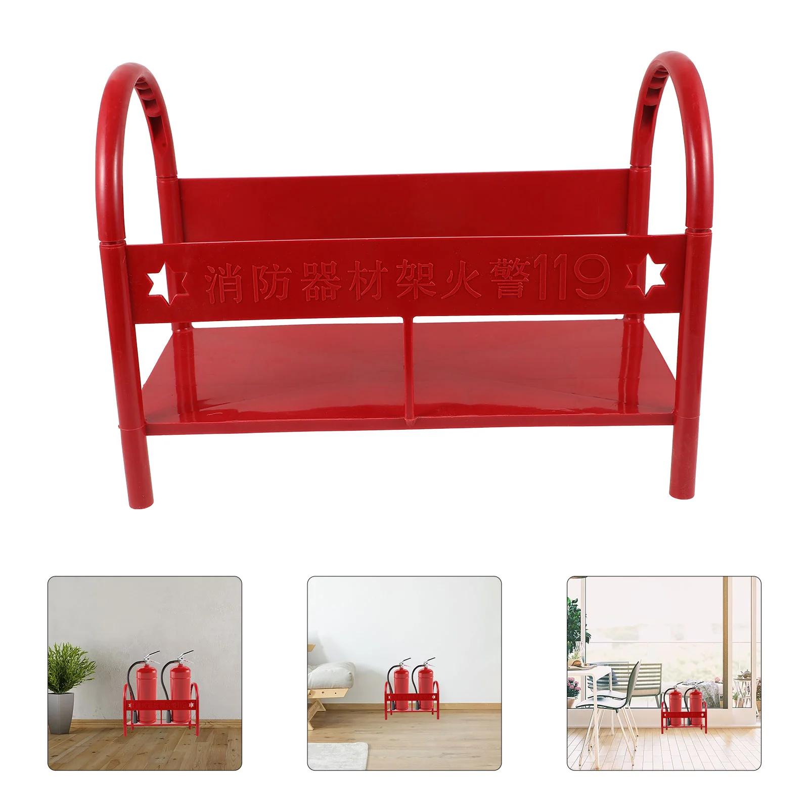 Support d'extincteur en plastique, base de support, support rapide