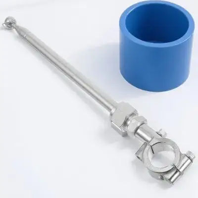 

Adjustable Telescoping Motorcycle Flagpole Mount 22Mm Round Bar Durable Metal Bike Flag Support Pole Scooter Cycling Accessories